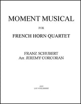 Moment Musical for French Horn Quartet P.O.D. cover